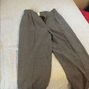 Black and White houndstooth vintage pants
